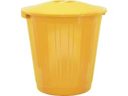 Бак с крышкой (70 л) желтый